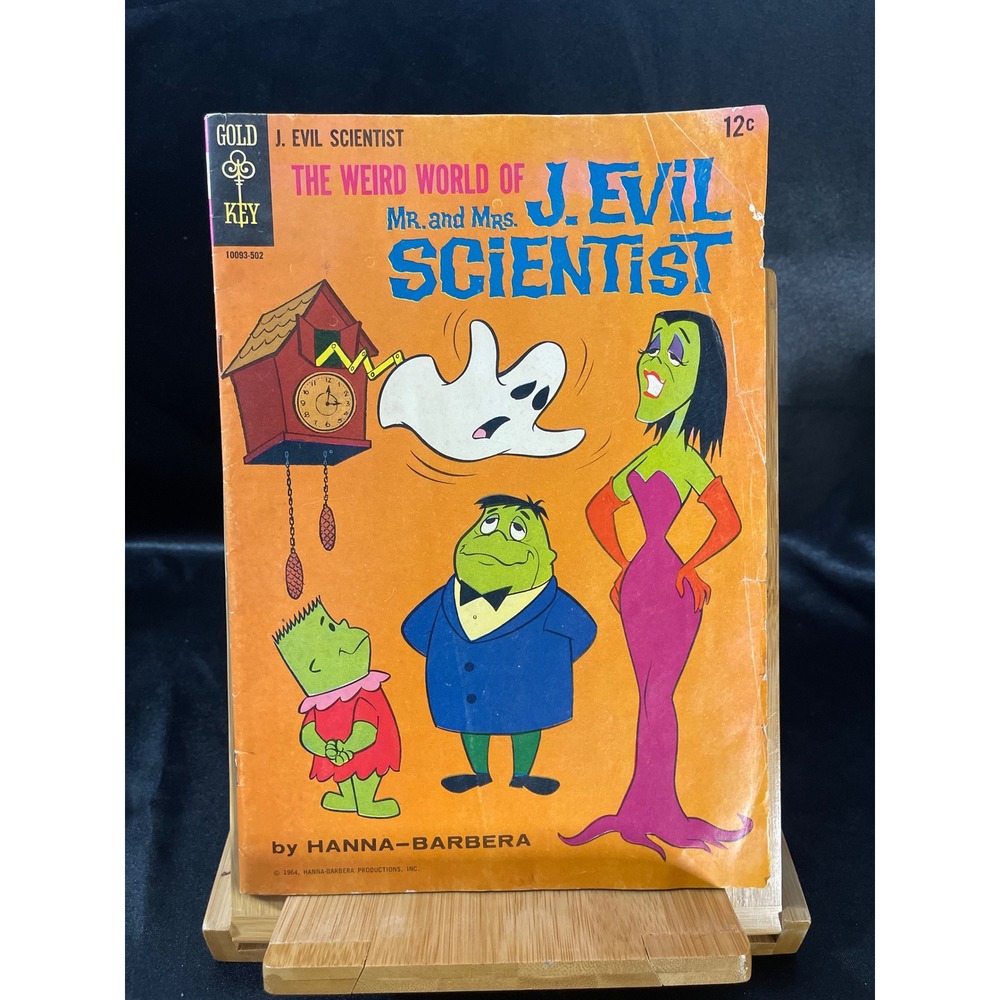 Gold Key The Weird World of J Evil Scientist Hanna-Barbera Comic Book 1964‎